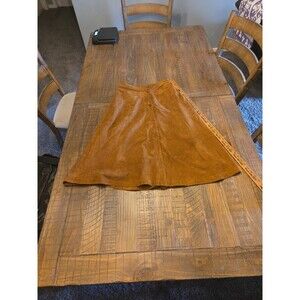Riding Leap Mabrun Vintage Leather Maxi Skirt Please See Pictures For Measuremen